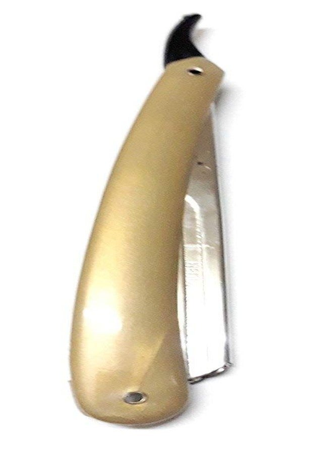 Hesch 9 stainless steel straight edge barber razor for men, plastic handle straight edge razor for men - Image 4